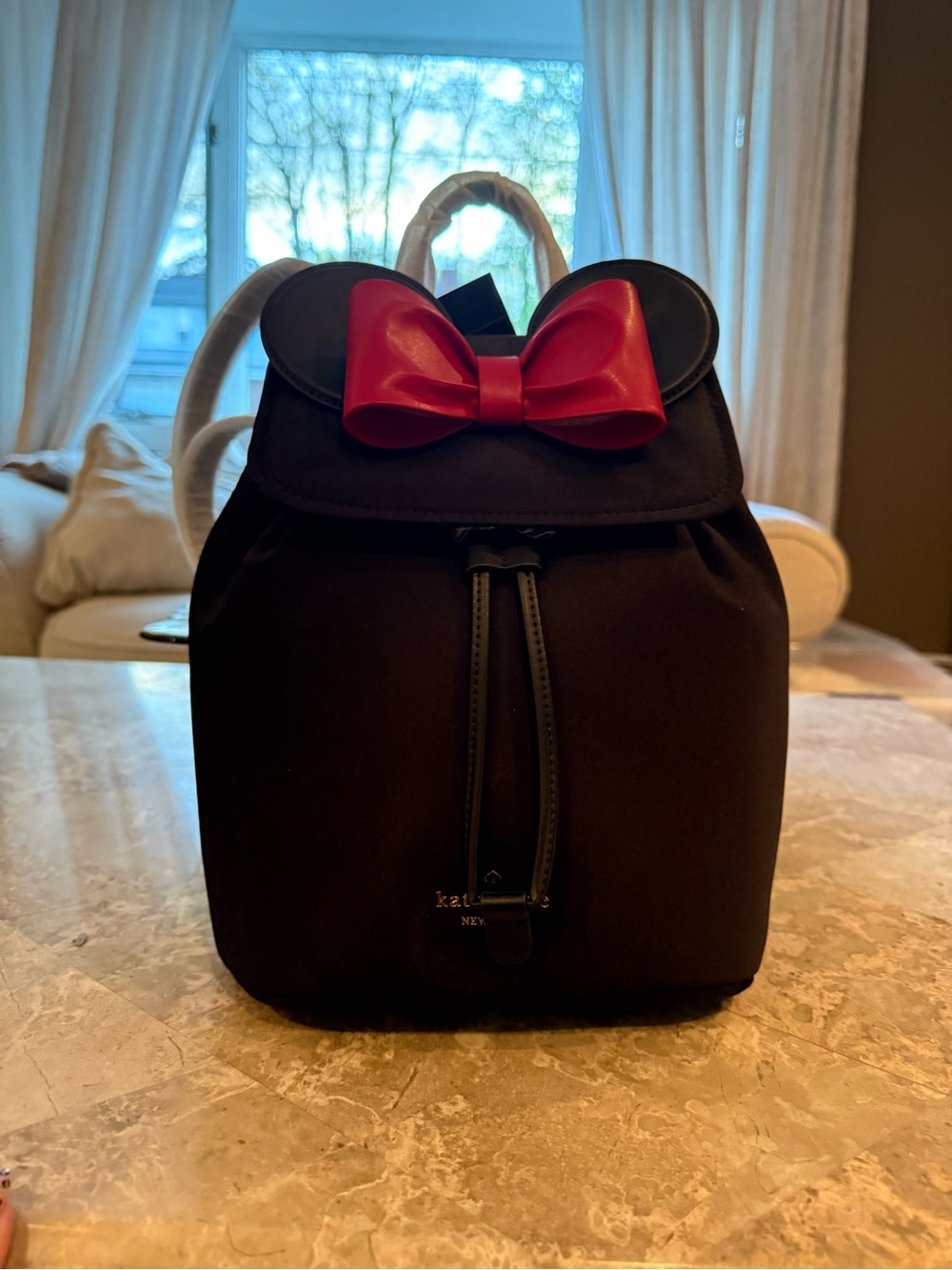 NWT Disney X Kate Spade New York Minnie 3d Flap Backpack